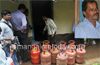 Illegal gas refilling station raided ; 1 arrested